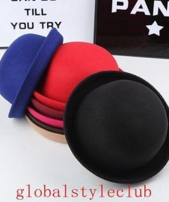 ボーラーハットシンプル無地親子コーデレディースメンズキッズ男の子女の子子供こども帽子お揃いコーデハットカジュアル