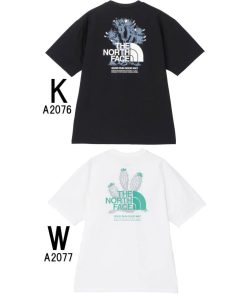 THE NORTH FACE ザ・ノース・フェイス Tシャツ メンズ ショートスリーブフリーラン ES グラフィッククルー 半袖 レディース トップス アパレル UVプロテクト NT12593 白 服