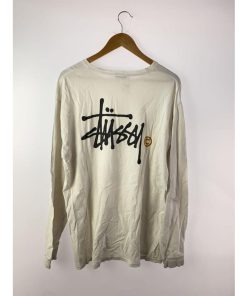 STUSSY◆長袖Tシャツ/XL/コットン/WHT