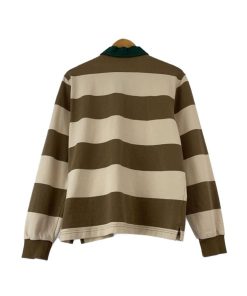 STUSSY◆Big Stripe Rugby Shirt/ビッグストライプラグビーシャツ/S/1140279//