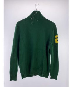 POLO RALPH LAUREN◆ニット・セーター(厚手)/L/ウール/GRN