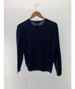 JOHN SMEDLEY◆Vネックニット・セーター(薄手)/M/ウール/NVY//