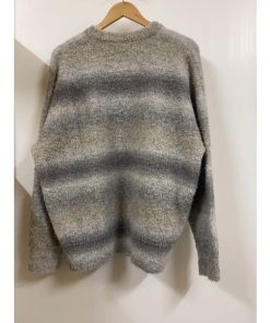 MAISON SPECIAL◆ニット・セーター(厚手)/2/ポリエステル/SLV/無地/11242361202