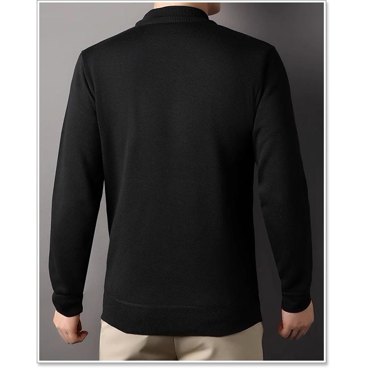 sweet bell 【特価】セーター メンズ ニット ハイネック 高品質 裏起毛 厚手 暖かい おしゃれ 秋 冬 裏ボア ゴルフ 大きいサイズも充実 40代 50代 60代にも好評 セーター - 画像 (4)