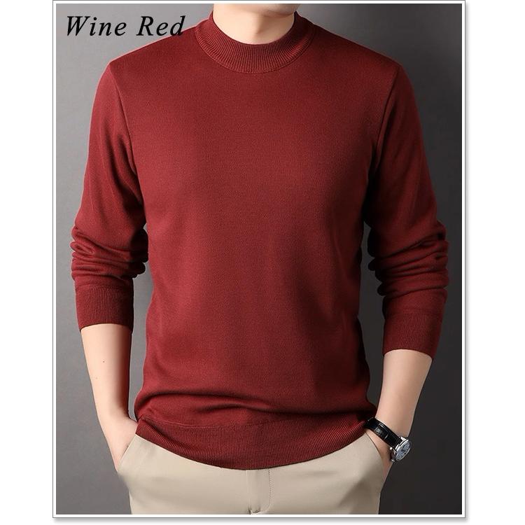 sweet bell 【特価】セーター メンズ ニット ハイネック 高品質 裏起毛 厚手 暖かい おしゃれ 秋 冬 裏ボア ゴルフ 大きいサイズも充実 40代 50代 60代にも好評 セーター - 画像 (8)