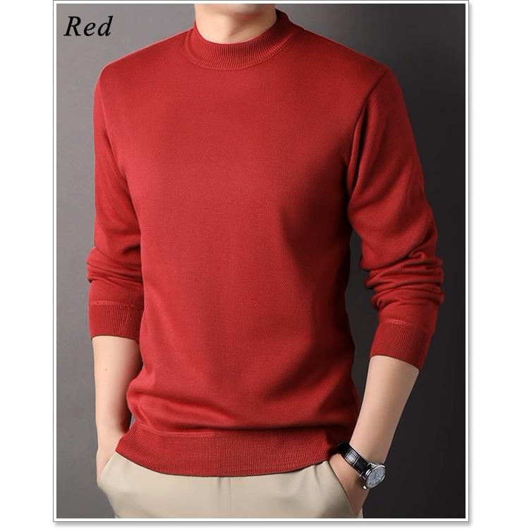 sweet bell 【特価】セーター メンズ ニット ハイネック 高品質 裏起毛 厚手 暖かい おしゃれ 秋 冬 裏ボア ゴルフ 大きいサイズも充実 40代 50代 60代にも好評 セーター - 画像 (9)