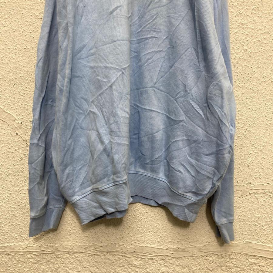 Tommy Bahama ロゴ ニット セーター トレーナー M ライトブルー トミーバハマ ハーフジップ 古着卸 アメリカ仕入 a605-8407 - 画像 (2)