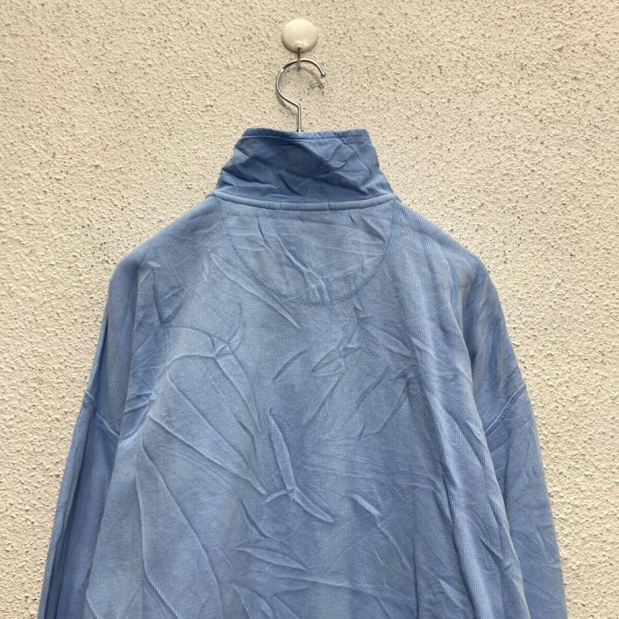 Tommy Bahama ロゴ ニット セーター トレーナー M ライトブルー トミーバハマ ハーフジップ 古着卸 アメリカ仕入 a605-8407 - 画像 (4)