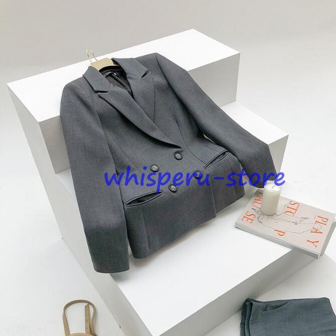 パンツスーツ セットアップ レディース 春 秋 卒業式 テーラード ママスーツ フォーマル OL 細身シルエット 制服OL ビジネス 入学式 通勤 - 画像 (3)