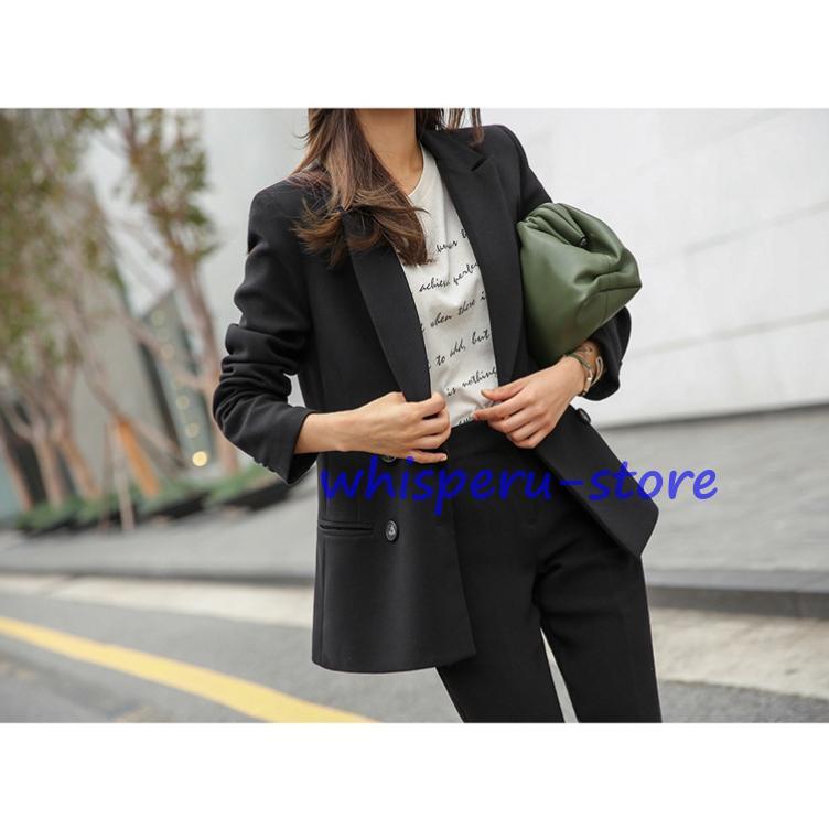 パンツスーツ セットアップ レディース 春 秋 卒業式 テーラード ママスーツ フォーマル OL 細身シルエット 制服OL ビジネス 入学式 通勤 - 画像 (5)