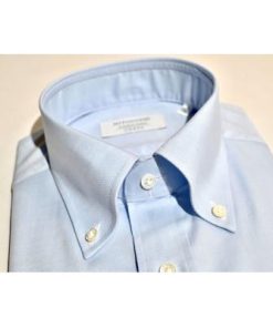 ふるさと納税 人吉市 特別仕様 HITOYOSHIシャツ ブルーロイヤルオックスBD SIZE41-84