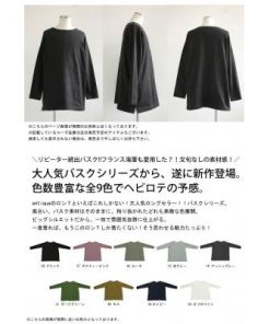 ふるさと納税 和泉市 ANTIQUA/アンティカ バスクロンT メンズ トップス 綿100(ZA-00114-XL-57)