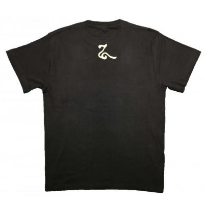 ふるさと納税 和泉市 手描きTシャツ 仏画 六地蔵 黒 (半袖 Mサイズ)