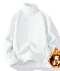 ニット セーター タートルネック メンズ 長袖 秋 冬 春 裏ボア 裏起毛 ハイネック 暖かい 防寒 寒さ対策 カジュアル 敬老の日 プレゼント