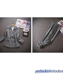 レディース スーツセット 2点セット パンツスーツ ビジネススーツ 女性 春秋新作 テーラード 大きいサイズ 韓国風 着痩せ 体型カバー 大人かわいい